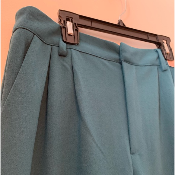 Happily Grey Women's Wide Leg Dress Trouser Pants - Turquoise size 9 - Picture 4 of 14